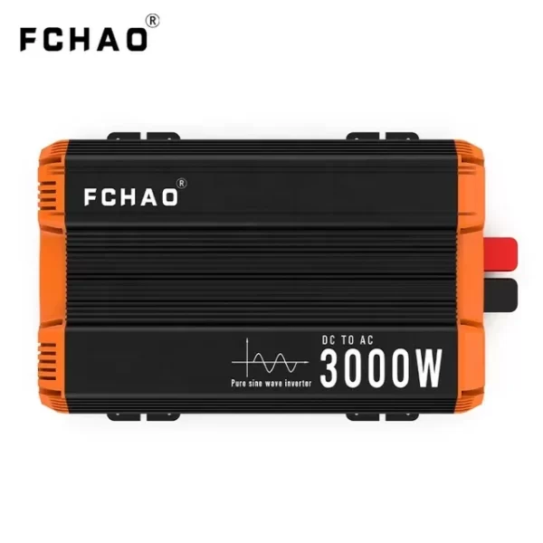 Інвертор FCHAO KSC-3000W з чистою синусоїдою 12 в 24 В постійного струму в 220 В змінного струму для дому, Перетворювач напруги KSC-3000W