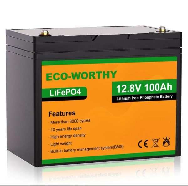 Акумулятор LiFePO4 12v 100 ECO-WORTHY